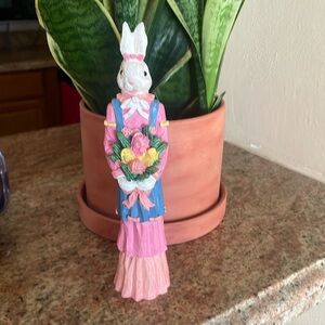 Colorful Easter Bunny Figurine
